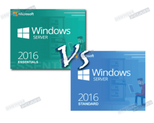 Windows server 2016 essentials vs standard
