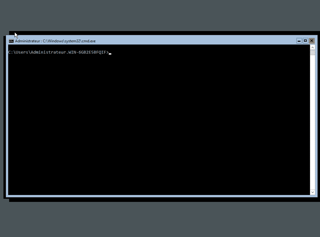 fin de l'installation de Windows server 2016 sans interface graphique fin de l'installation de Windows server 2016 sans interface graphique