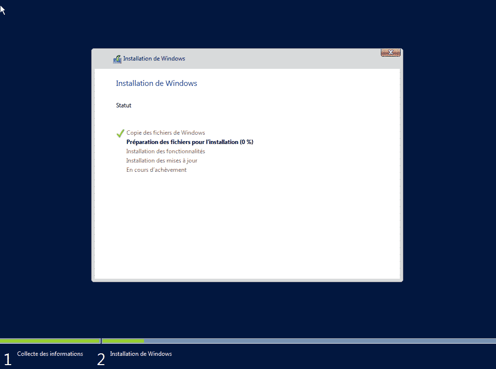installation Windows server 2016 sans interface graphique installation Windows server 2016 sans interface graphique