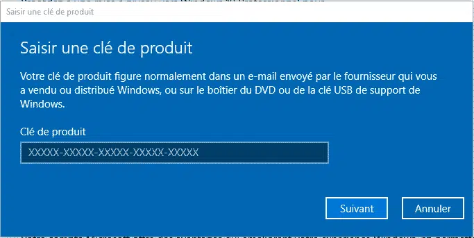 Acheter Microsoft Windows 10 home (clé de produit)