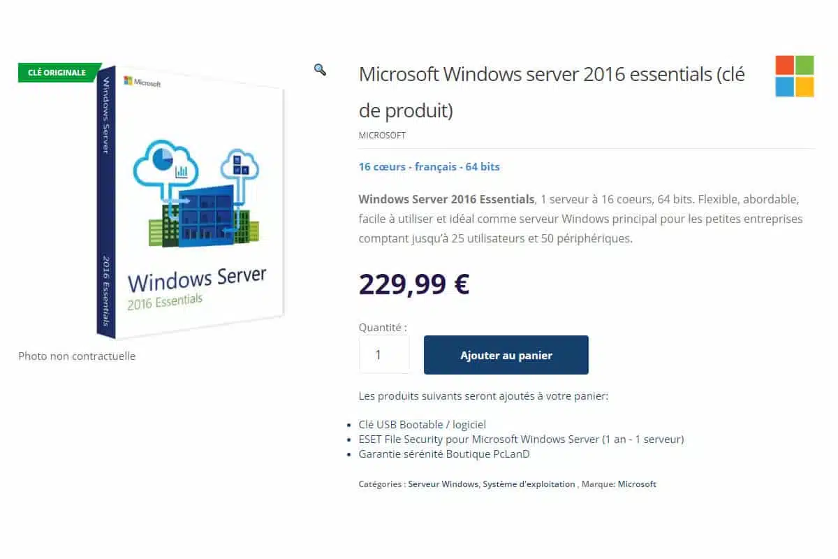 Windows server 2016 essentials product key