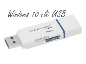 Windows 10 clé USB