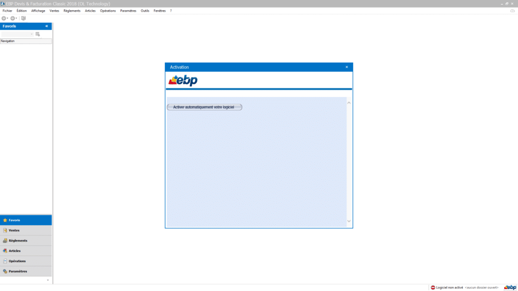 Activer automatiquement votre logiciel EBP Activer automatiquement votre logiciel EBP
