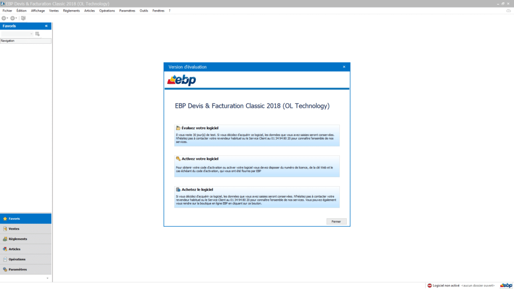 Comment Activer ma licence de mon logiciel EBP Comment Activer ma licence de mon logiciel EBP