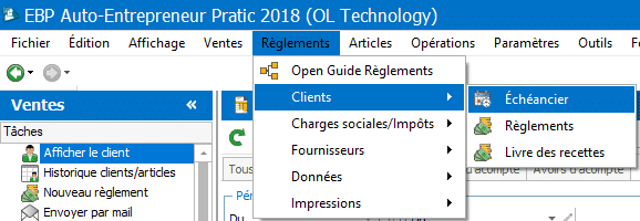 6 - Supprimer une facture sur EBP auto-entrepreneur Supprimer une facture sur EBP auto-entrepreneur