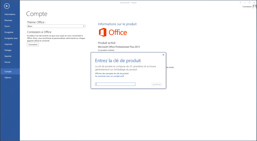 activation d'office 2016 standard activation d'office 2016 standard