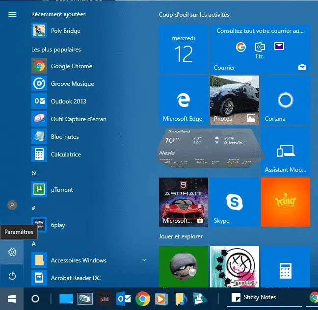 Mis à niveau Windows 10 Famille vers Windows 10 Professionnel