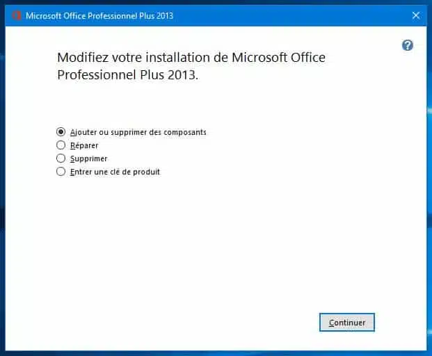 Comment réparer microsoft office