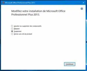 Comment désinstaller Office ?