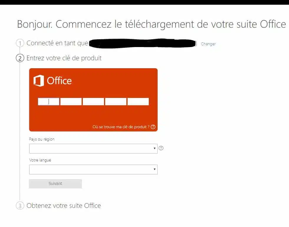 Activer office 2016 ou Visio et Project