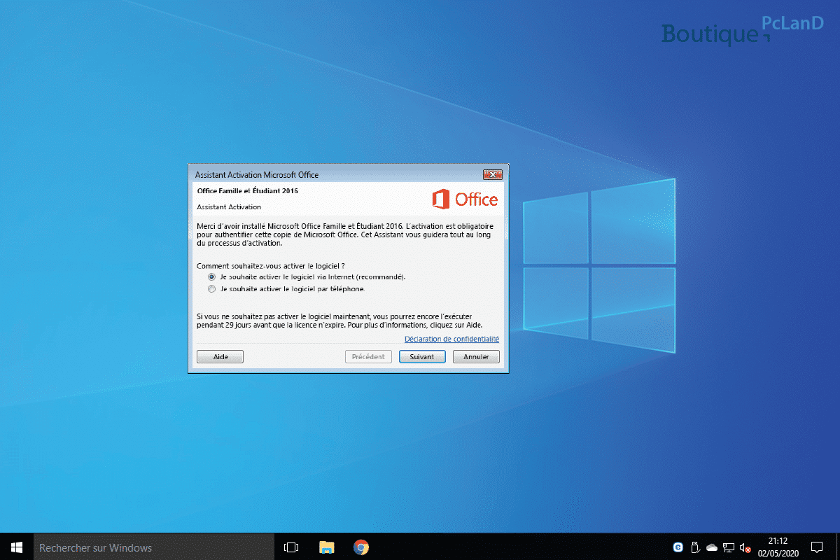 Comment récupérer microsoft office