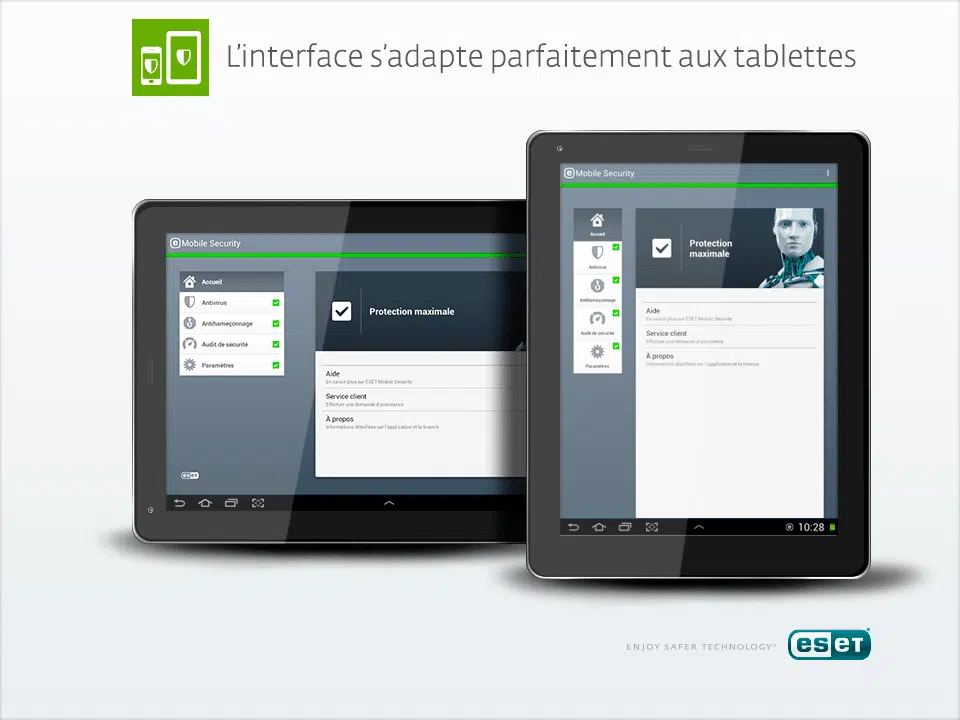 ESET sur tablette