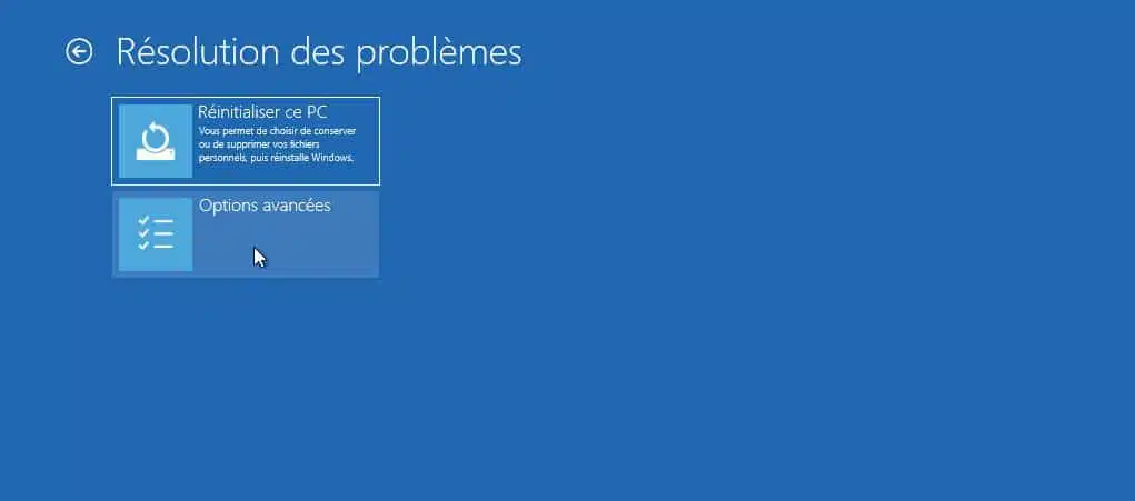 mode sans échec Windows 10