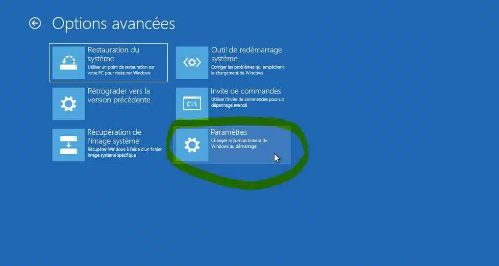 mode sans échec Windows 10