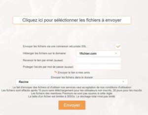 Comment activer ma clé sur 1fichier.com