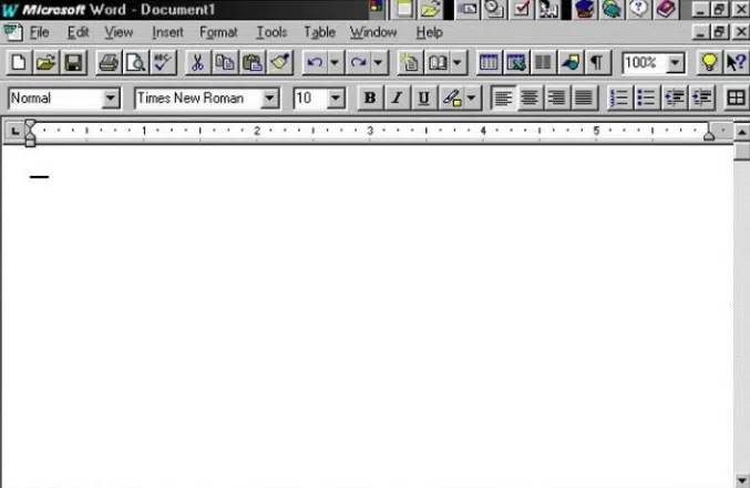 Office 95 interface