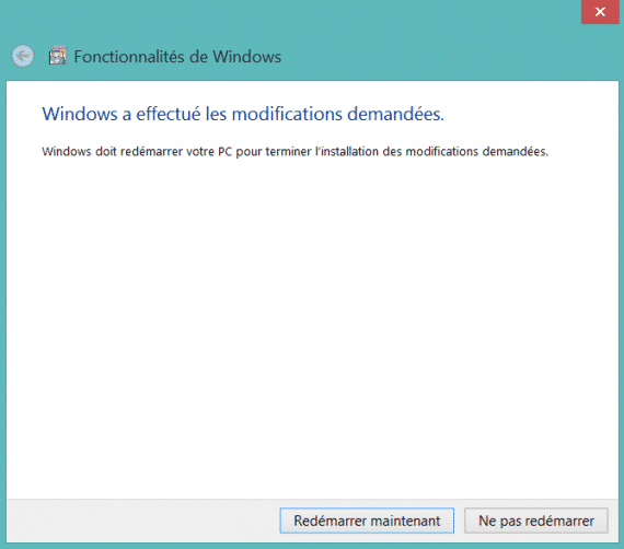Activer Hyper-V sur Windows 8