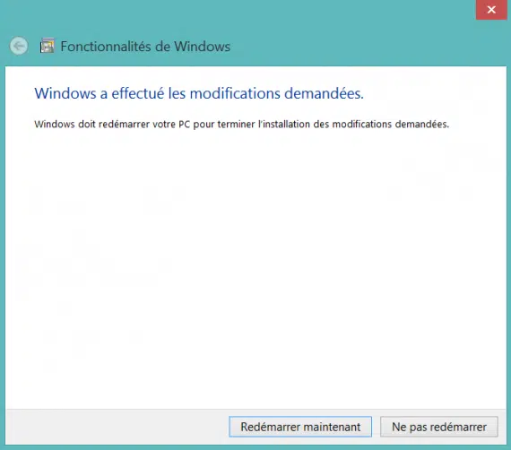 Activer Hyper-V sur Windows 8