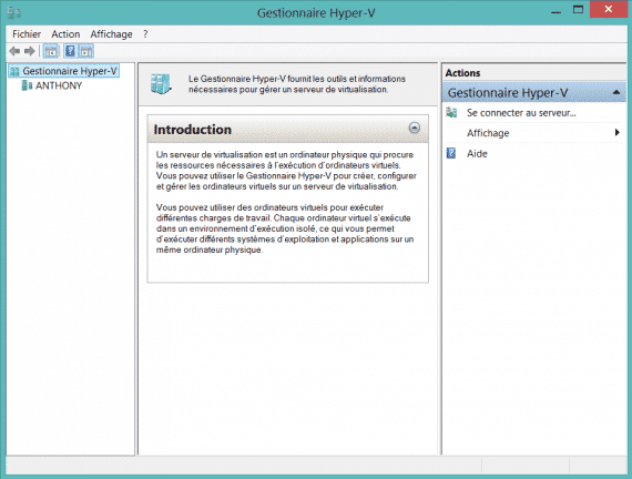 3 - Activer Hyper-V sur Windows 8 Activer HyperV sur Windows
