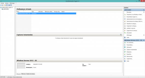 5 - Activer Hyper-V sur Windows 8 Activer Hyper-V sur Windows 8