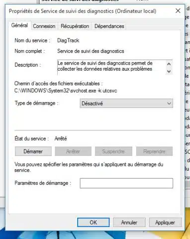 Comment désactiver la collecte de données sur Windows 10