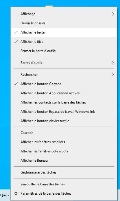 03 - Activer le Quick Launch dans Windows 03 - Activer le Quick Launch dans Windows