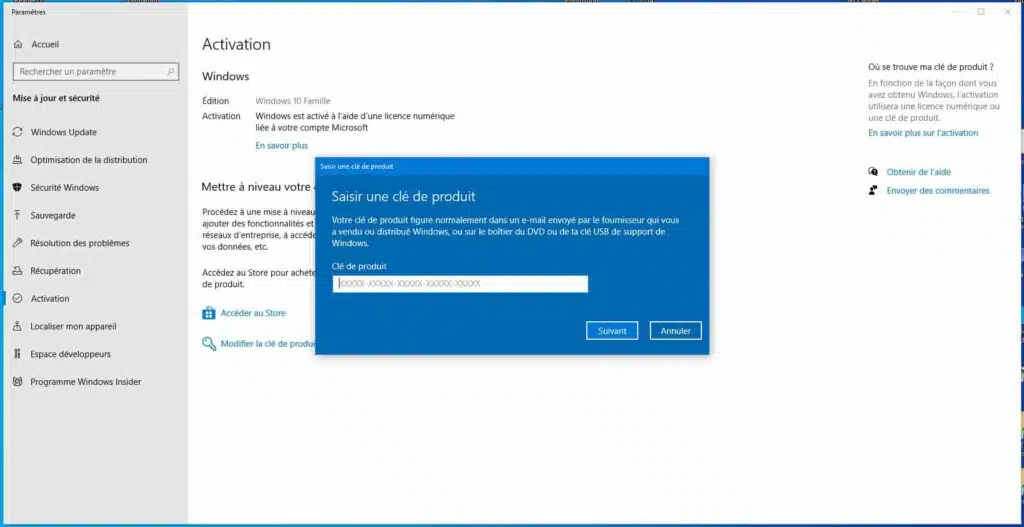 Slui 04 ne fonctionne pas sous Windows 10