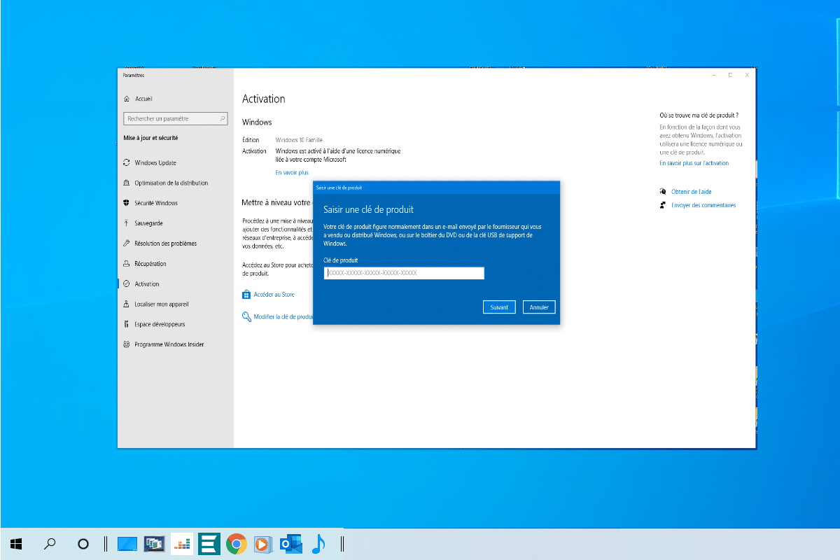 Slui 04 ne fonctionne pas sur Windows 10 slui.exe