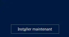 Installer maintenant Windows server
