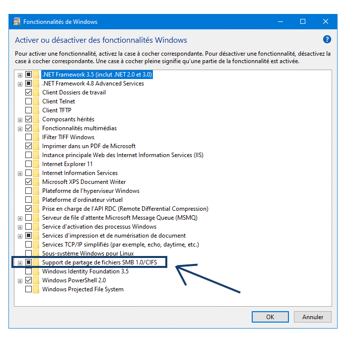 smb v1.0 windows 10