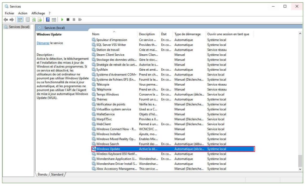 Désactiver complètement les mises à jour automatiques Désactiver complètement les mises à jour automatiques