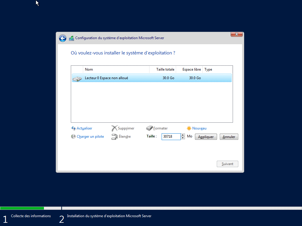 04a - Où voulez-vous installer le système d'exploitation Où voulez-vous installer le système d'exploitation