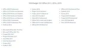 Télécharger ISO Microsoft Office 2013, 2016, 2019 et 2021 gratuitement.