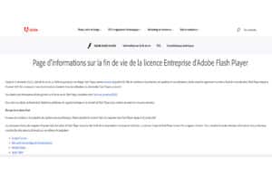 Télécharger et installer adobe flash player