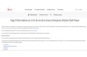 Télécharger et installer adobe flash player