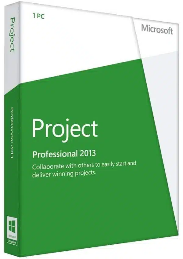 Microsoft Project 2013 Pro (clé de produit)