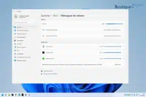 Comment remettre le mélangeur de volume sur Windows 11 ?