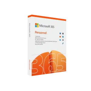 Microsoft Pack Office 365 Personnal à pas cher sur boutique pcland