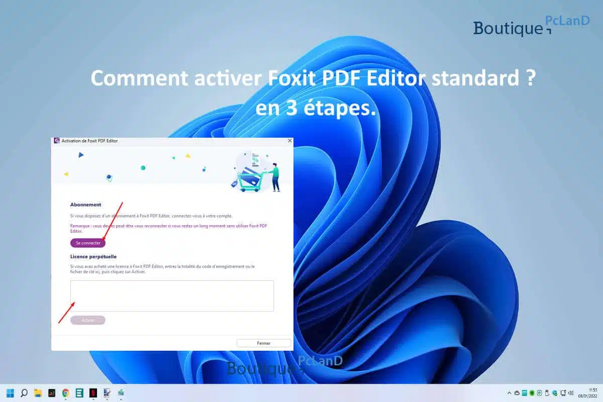 Comment activer Foxit PDF Editor ?