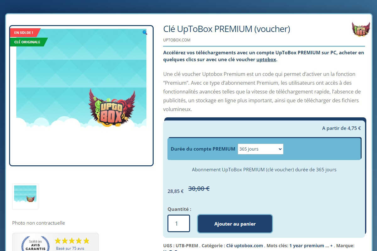 Comment faire un renouvellement uptobox premium ?