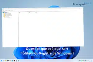 Qu’est-ce que et à quoi sert regedit l’Éditeur du Registre de Windows ?