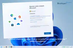 Comment empêcher Windows 11 de se connecter à un compte au démarrage ? (début d'installation)