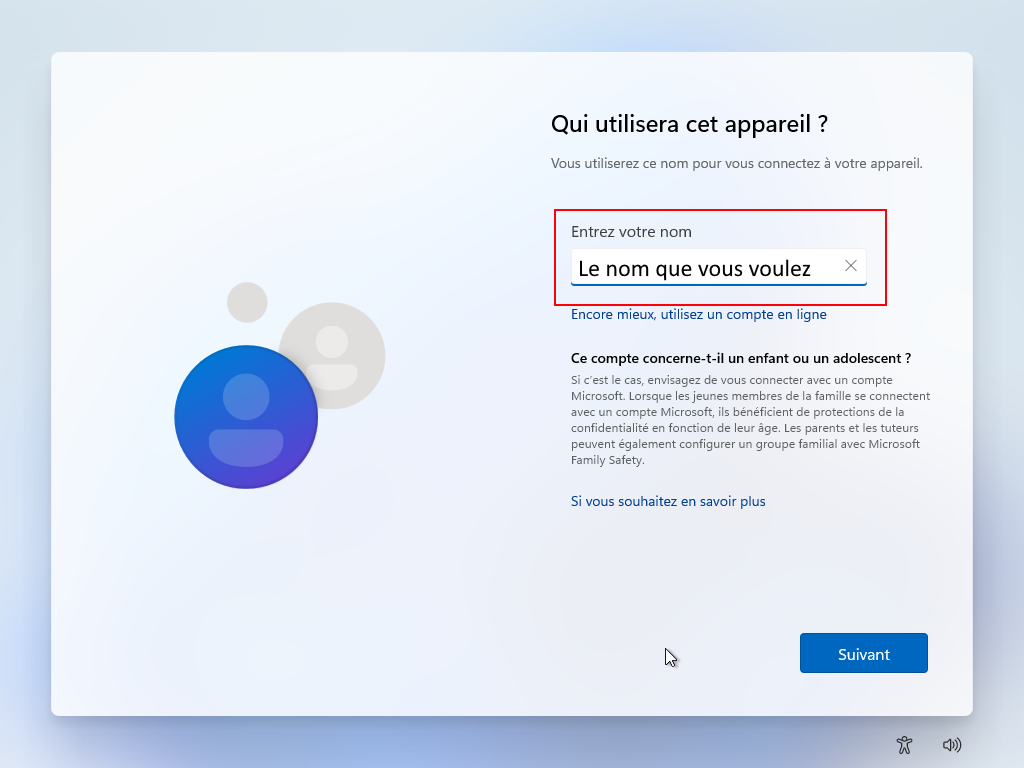 Qui utilisera l'appareil