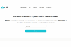 Comment activer un code pCloud ?