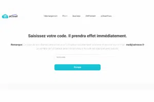 Comment activer un code pCloud