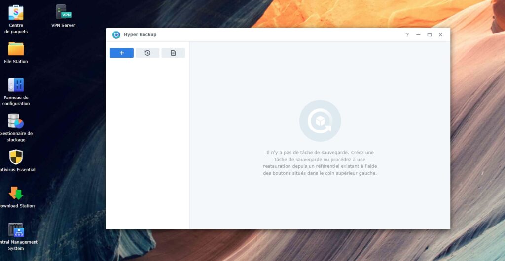 panel hyper backup nas synology