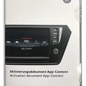 Activation document app-connect Volkswagen 5G0-054-830-A