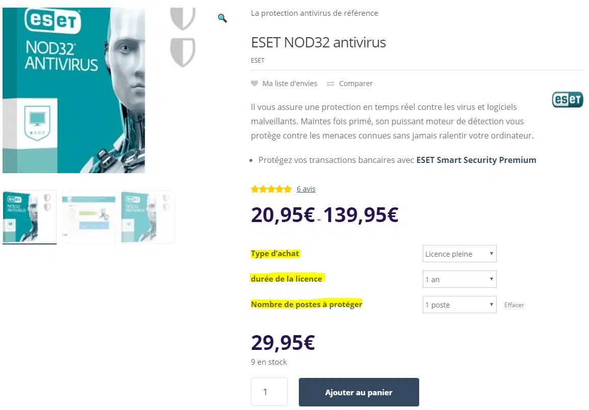 comment renouveler sa licence eset